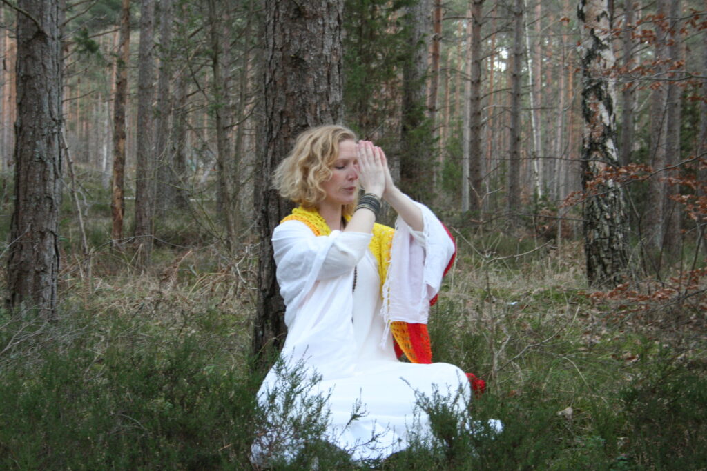 Josefine i meditationsmiljö